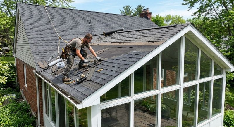 Damaged Roof Replacement in Nashua, NH